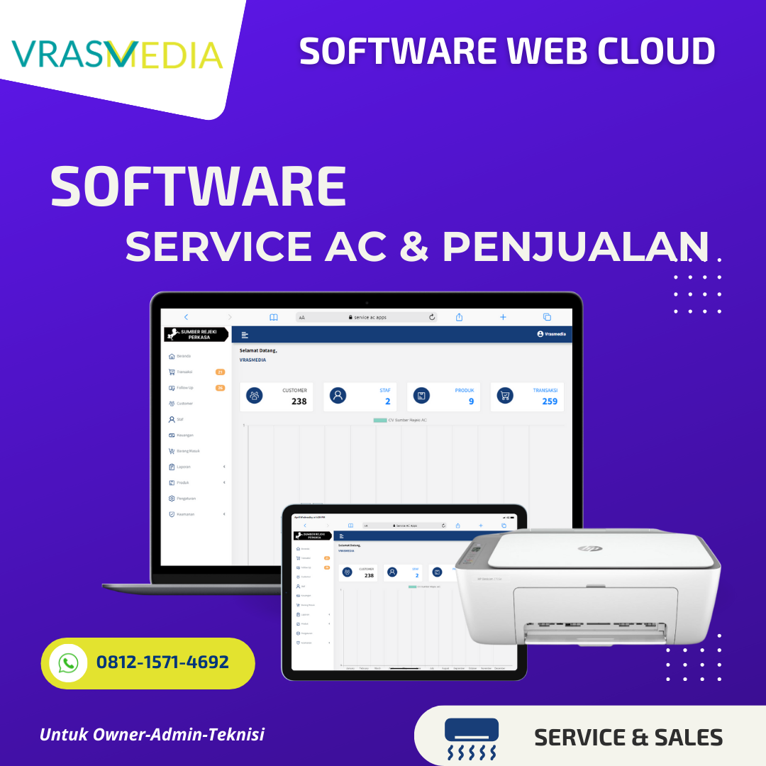 Software Service Ac & Penjualan